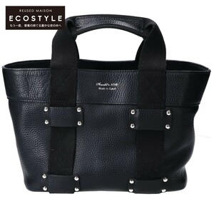 新品同様 A.D.M.J. Accessoires De Mademoiselle ADMJ ACS01038M レザー トートバッグ BLACK レディース