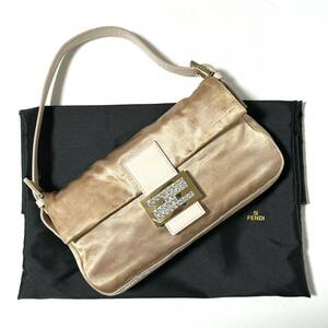  FENDI フェンディ ラインストーン サテン バケット バッグ HB03248