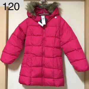 新品 7900円 ギャップ GAP ダウンジャケット 120 ピンク 女の子 ダウンコート フード付き タグ付き クリスマス プレゼント 子供 アウター