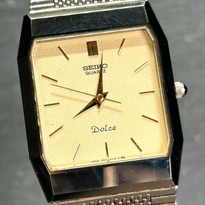 SEIKO セイコー DOLCE ドルチェ 9521-5110 腕時計 クオーツ アナログ 3針 ステンレススチール ゴールド 新品電池交換済み 動作確認済み