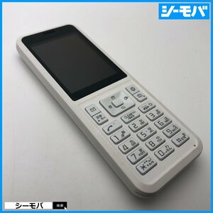 ガラケー Simply B 701SI SIMフリーSIMロック解除済 softbank 美品 ソフトバンク 動作確認済 ホワイト 602SI A14219