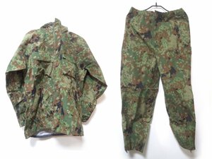 ♪mont-bell モンベル GORE-TEX カモワッチ レインスーツ #1128299 上下セット Mサイズ♪USED美品