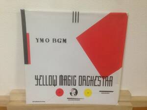 稀少 アウター付き（ビニールバッグ） 帯付 LP YMO BGM ALR-28015 細野晴臣 坂本龍一 高橋幸宏 yellow magic orchestra rare vinyl bag