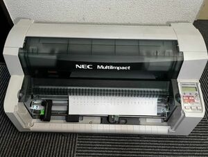 ★1円スタート★在庫整理セール★NEC/ドットインパクトプリンター MultiImpact ★PR-D700XEN　前後トレイなし★動作保証★0417★