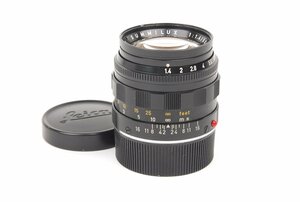 【大珍品】ライカ leica summilux 50mm F1.4 二代ブラックペイント レンズ 220万号