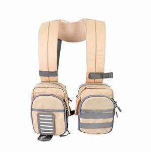 Fishing Bag Compact Fly Fishing Vest Light Weight Adjustable Chest Pack for Men Women Outdoor Fishing Vest