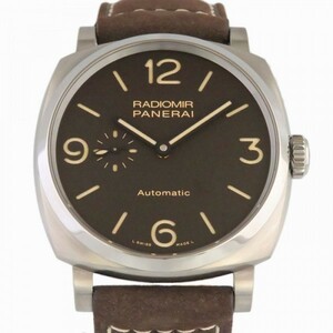 パネライ PANERAI ラジオミール チタニオ 3デイズ PAM00619 ブラウン文字盤 新品 腕時計 メンズ