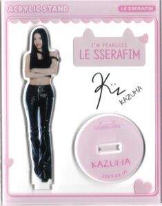 韓国　K-POP☆LE SSERAFIM レセラフィム　カズハ☆アクリルスタンド　アクスタ　RU-9-7