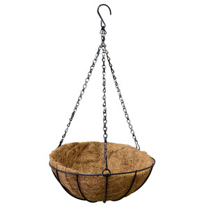 ハンギングバスケット 25cm 植木鉢 吊り鉢 ヤシ鉢 吊り下げ 寄せ植え プランター 屋外 屋内 花 植物 ガーデニング