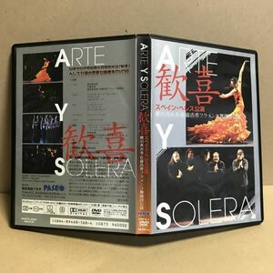 DVD フラメンコ ARTE Y SOLERA 歓喜 鍵田真由美 佐藤浩希 フラメンコ舞踊団 ペイン・ヘレス公演 シギリージャ ソレア ロマンセ ダンス