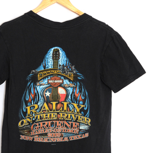 BT2394 ハーレーダビッドソン HARLEY DAVIDSON Tシャツ S 肩45 RALLY ON THE RIVER 2009 メール便可 xq