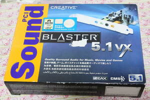 CREATIVE Sound BLASTER 　5.1VX カード未開封