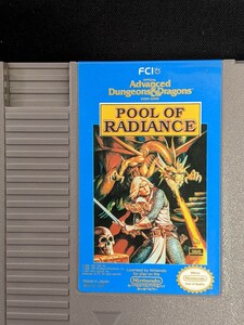 プールオブレイディアンス AD&D 北米版 日本未発売 POOL OF RADIANCE NES 任天堂 レトロゲーム 1988年 海外版ファミコン 送料込　