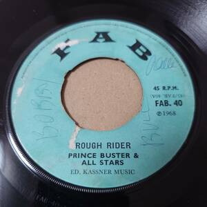 Prince Buster All Stars - Roughrider / 127 Orange Street // Fab 7inch / Rough rider / AA1204 