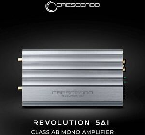 【日本国内正規品】CRESCENDO(クレッシェンド) 5A1 ハイエンド 1ch×450W クラスABストレートアンプ モノラルアンプ