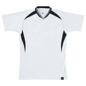 Oサイズ 定価3960円 ZETT ゼット プルオーバー ベースボールシャツ 野球 ウェア ソフトボール シャツ ホワイト ブラック 白 黒 LL XL
