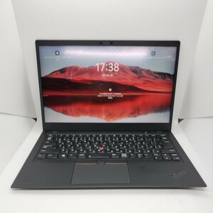 管理:EQ-2579/ジャンク扱い/ LENOVO ThinkPad X1 Carbon 2018/i5-8350U/16GB/256GB/Win11/フルHD/MS Office