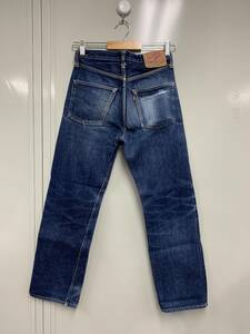 ドゥニーム デニム W28 W29 W30 相当 赤耳 チェーンステッチ (ORIZZONTI 革 DENIME 66 USA RRL vintage 201 501 551 ZXX 大戦 古着 高円寺