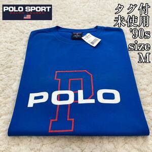 未使用タグ付デッドストック POLO SPORT Tシャツ M ポロスポーツ polo ralph lauren ポロラルフローレン sportsman スポーツマン L