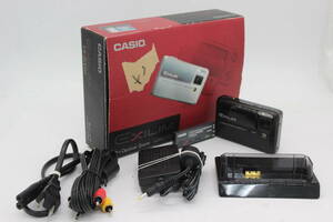 【返品保証】 【元箱付き】カシオ Casio Exilim EX-V7 ブラック 7x バッテリー チャージャー付き コンパクトデジタルカメラ v915