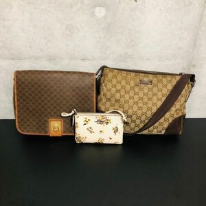 sn1027【80】//バッグ・ポーチまとめて　CELINE　セリーヌ　GUCCI　グッチ　COACH　コーチ