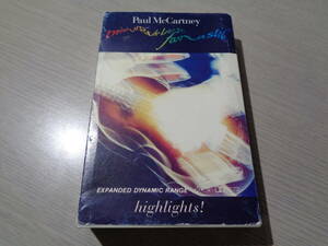 ポール・マッカートニー・ライヴ/TRIPPING THE LIVE FANTASTIC-HIGHLIGHTS(1990 EMI-Odeon:TOTP-6510 XDR CASSETTE TAPE/PAUL McCARTNEY