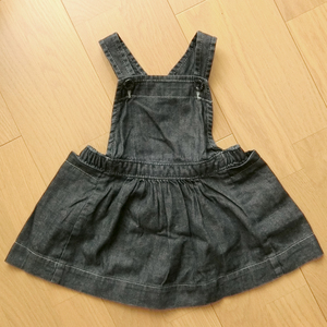 【送料無料☆】baby Gap ベビーギャップ デニムジャンパースカート インディゴブルー JSK 12-18months トドラー80cm 6か月10か月1歳半2歳