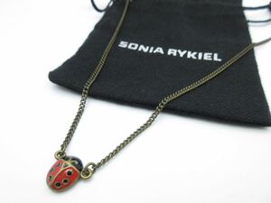 【激レア】美品★ てんとう虫 ソニアリキエル ネックレス SONIA RYKIEL ヴィンテージ メンズ レディース G20