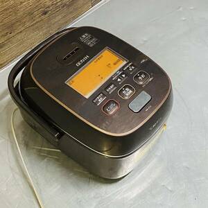 ZOJIRUSHI 象印 圧力IHジャー炊飯器 「極め炊き」 NW-JT10-TA ブラウン 鉄器コート極め羽釜] 5.5合 動作品