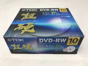 TDK スーパーハードコート DVD-RW 4倍速対応 データ用 DRW47HCPWB10A 新品 未開封品 未使用 N5159