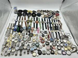 ジャンク 腕時計 150本以上 D&G YSL GIVENCHY SKAGEN SEIKO CITIZEN G-SHOCK Baby-G ブランド まとめ売り 大量 まとめて 動作未確認品