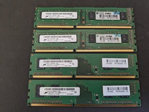Micron PC3-12800U DDR3 SDRAM 8GB(2GBΧ4)