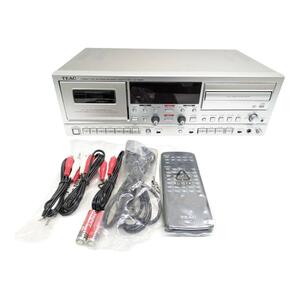 (004206)TEAC CDレコーダー/カセットデッキ シルバー AD-RW950-S