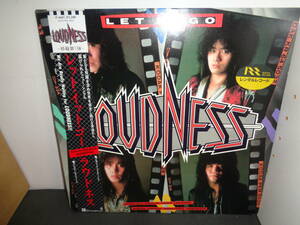 LP盤　帯付　LET IT GO　レット・イット・ゴー　 LOUDNESS　ラウドネス　同梱歓迎　A45