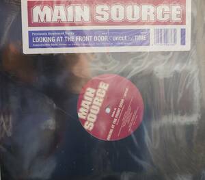 【廃盤新品12inch】Main Source / Looking At The Front Door (Uncut) / Time