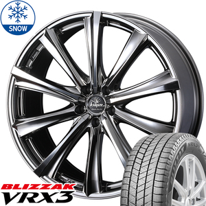 新品 XV フォレスター BLIZZAK VRX3 225/50R18 18インチ クレンツェ マリシーブ 7.5J +48 5/100 スタッドレス タイヤ ホイール セット 4本