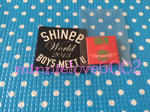 SHINee WORLD 2013★BOYS MEET U★公式 会場限定 グッズ★バッジ★バッチ★オニュ オンユ