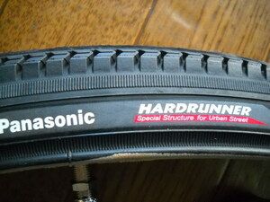 ★デンチャリ Panasonic(パナソニック)純正 26ｘ1 3/8 WO 電動アシスト自転車用タイヤ パンク 強 耐摩耗性タイヤ&超肉厚スーパーチューブ★