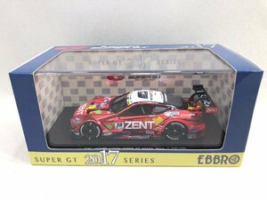 〇【7】1/43 エブロ EBBRO 45521 SUPER GT GT500 2017 ZENT CERUMO LC500 No.38 同梱不可 1円スタート