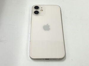 【動作保証】 Apple iPhone12 mini スマートフォン 携帯電話 128GB 5.4インチ ホワイト au KDDI SIMロックなし 中古 美品 T8710928