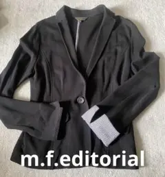 m.f.editorial  レディースジャケット　Lサイズブラック