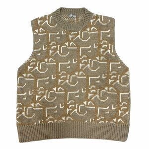 【アワード春の厳選10選10%OFF】Dior ディオール　x Travis Scott Knit Vest ベージュ サイズ:L