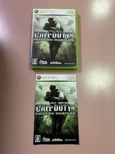 Xbox360★コールオブデューティ４ モダン・ウォーフェア★used☆CoD 4 MW☆import Japan