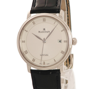 【3年保証】 ブランパン ヴィルレ ウルトラスリム ソレイユ270周年記念限定 6223A-1542-55B K18WG無垢 ローマン 自動巻き メンズ 腕時計