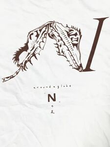 Nの足　半袖Tシャツ　XLサイズ aroundaglobe ユウレイヒレアシナナフシ　オオコノハムシ　昆虫　インセクト　insect t-shirt