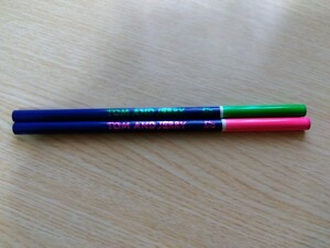 トムとジェリー　鉛筆２本　緑と黒、ピンクと黒　昭和レトロ