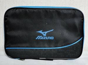 Mizuno ミズノ ラケットケース 型番不明 ブラック×ブルー サイン入り