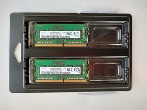 【USED：送料込み】サムスン　SAMSUNG ノートPC用増設メモリ 8GB (4GB×2枚) DDR4 3200MT/s(PC4-25600) CL22 SODIMM 260pin