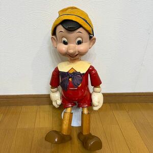 h326 希少 40 年代 ピノキオ IDEAL 社製 PINOCCHIO ウッド ドール ビンテージ vintage wood doll disney toy 木 人形 40s ディズニー
