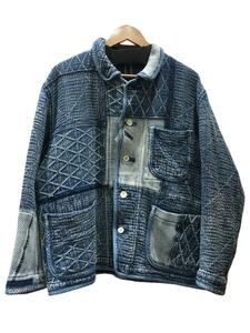 Porter Classic◆カバーオール/M/インディゴブルー/10周年記念/KENDO/SASHIKO FRENCH JACKET//